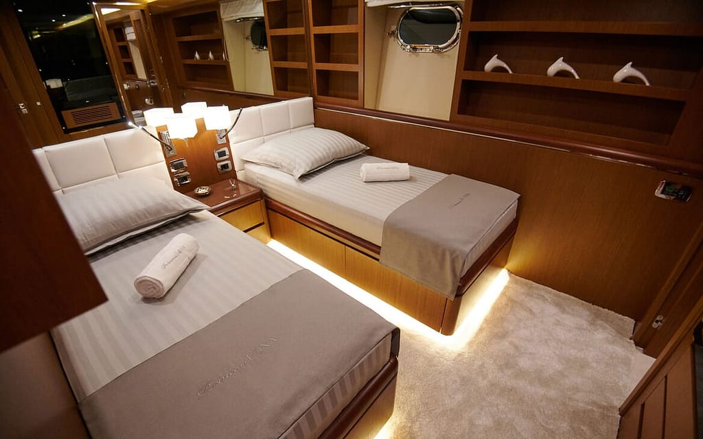 Motor Yacht Princess Lona Guest Twin Stateroom